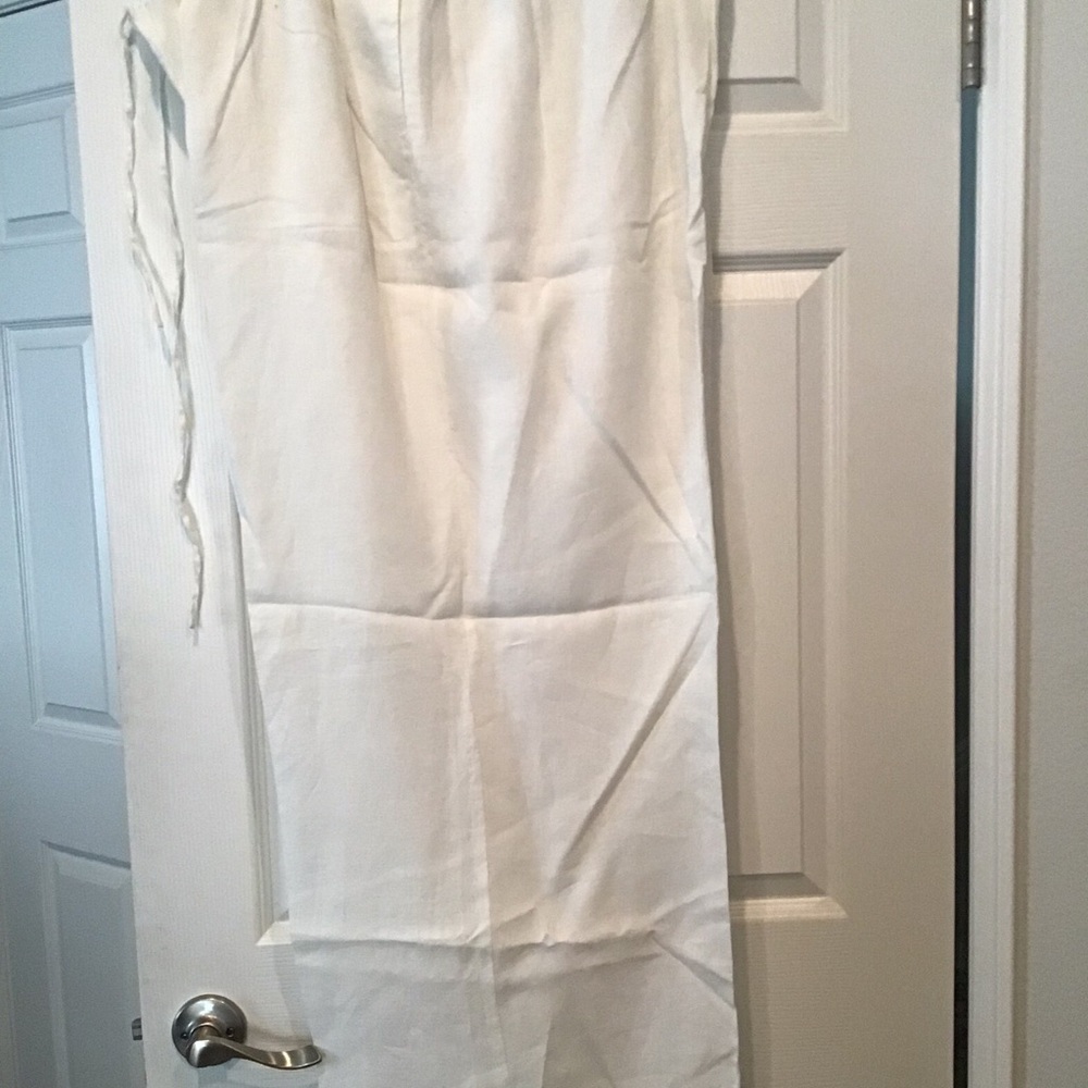 Lane Bryant’s Merona line, linen wide leg pants